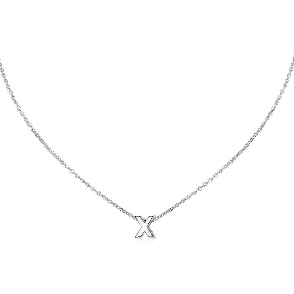 Personalized Tiny Initial Necklace For Women - St… - image 1